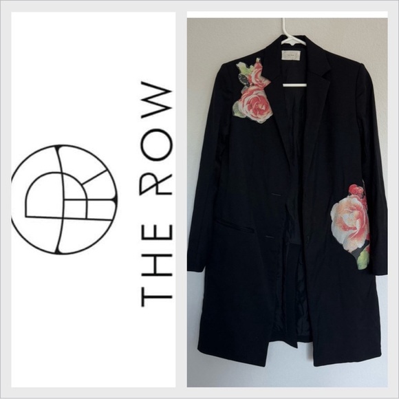 The Row Jackets & Blazers - The Row elongated 100% wool dress blazer jacket roses 4